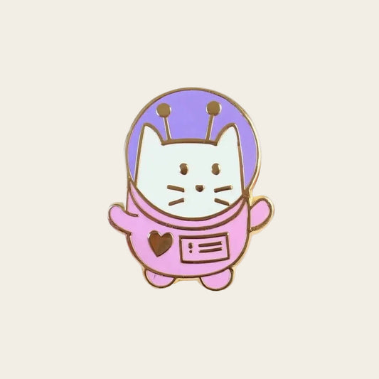 Cat Astronaut Frank, kawaii enamel pin