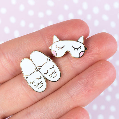 Cat Nap Set, cat pin pack
