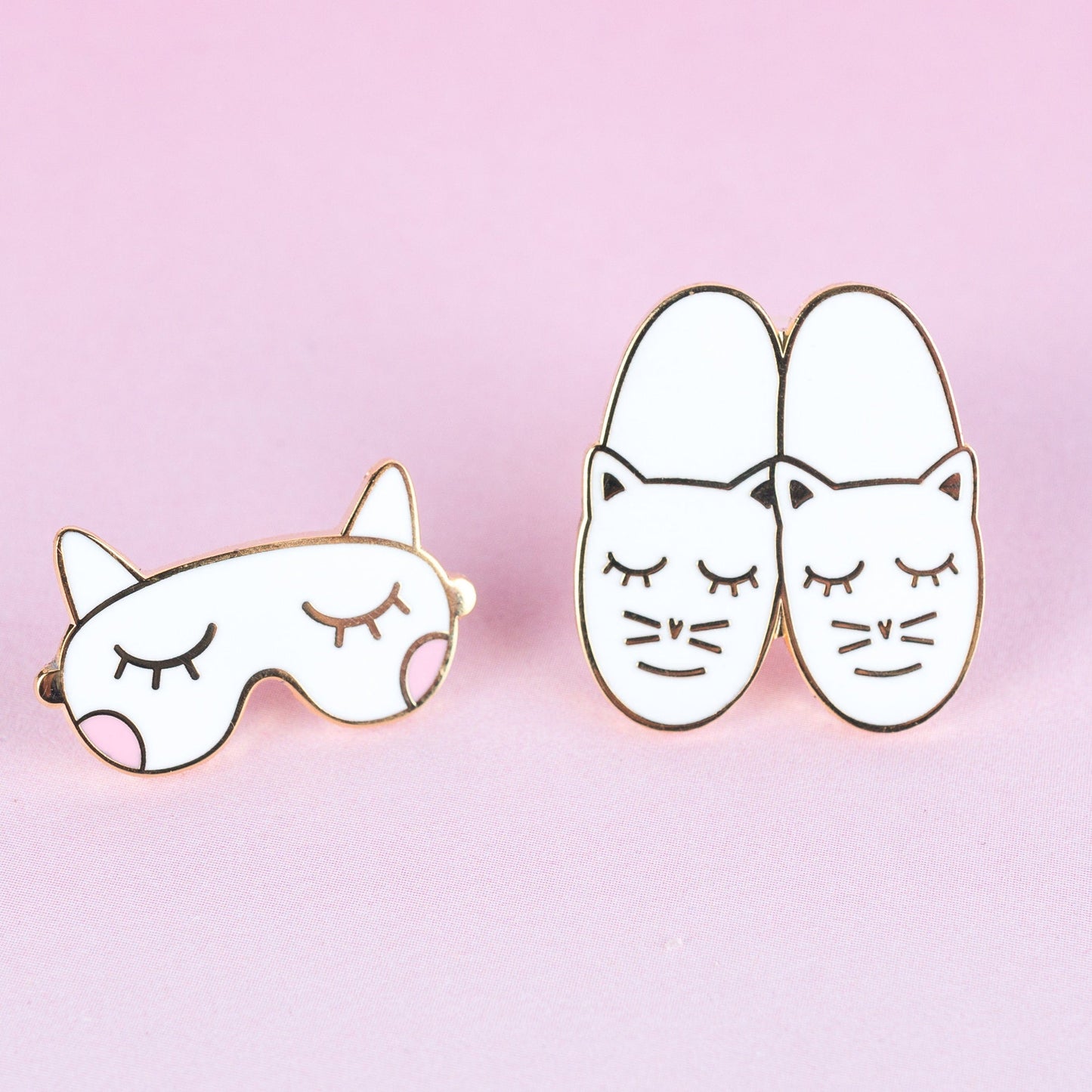 Cat Nap Set, cat pin pack