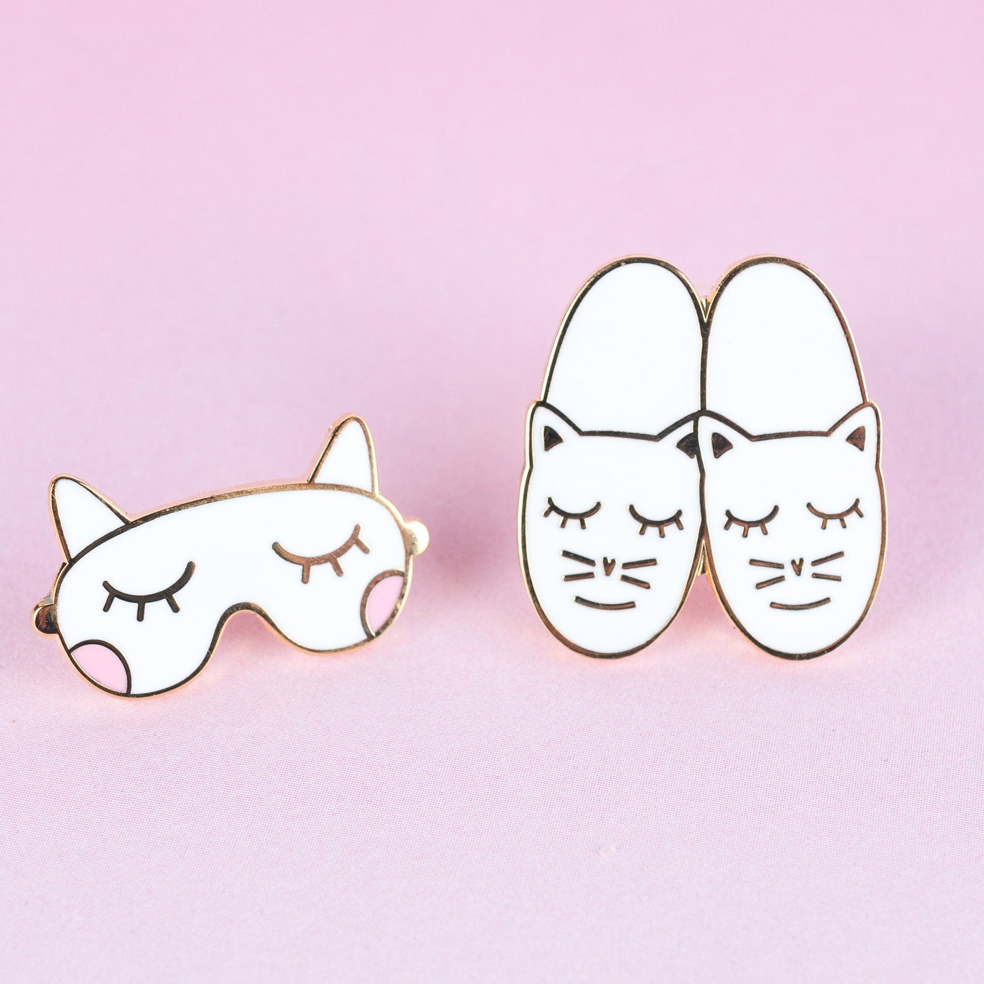 Cat Nap Set, cat pin pack