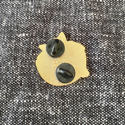 A Cat ... in a Basket, cat enamel pin