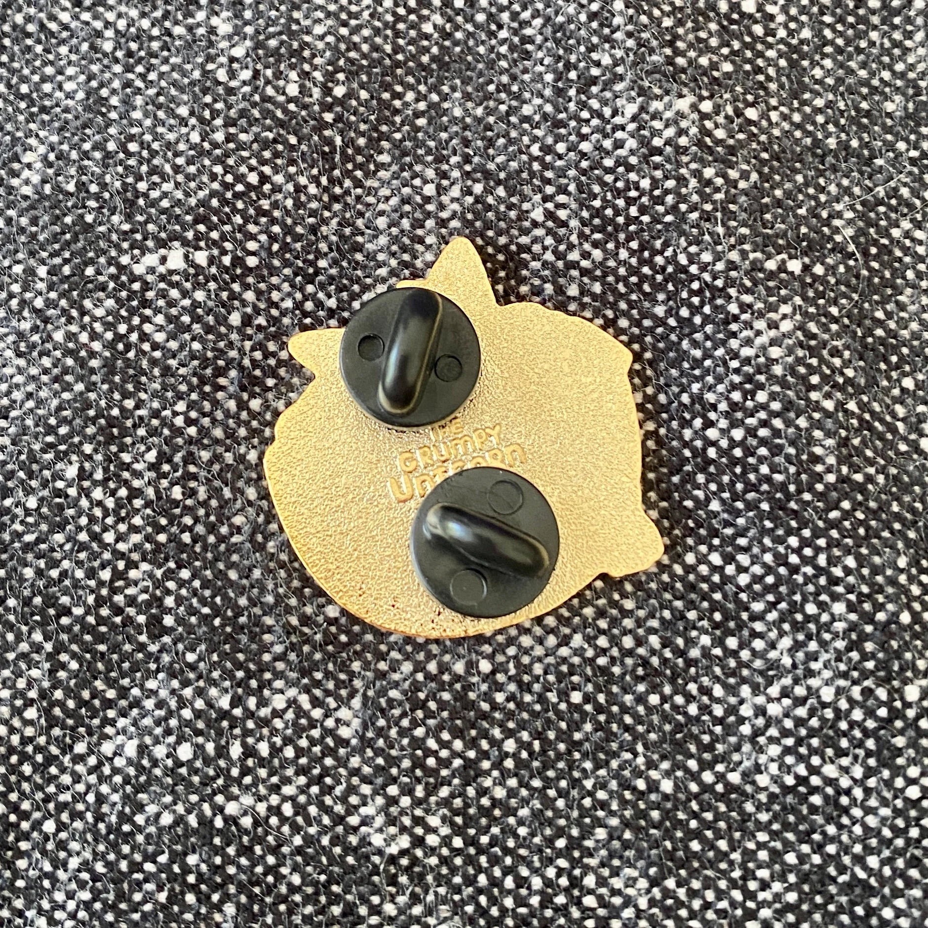 A Cat ... in a Basket, cat enamel pin