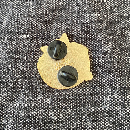 A Cat ... in a Basket, cat enamel pin