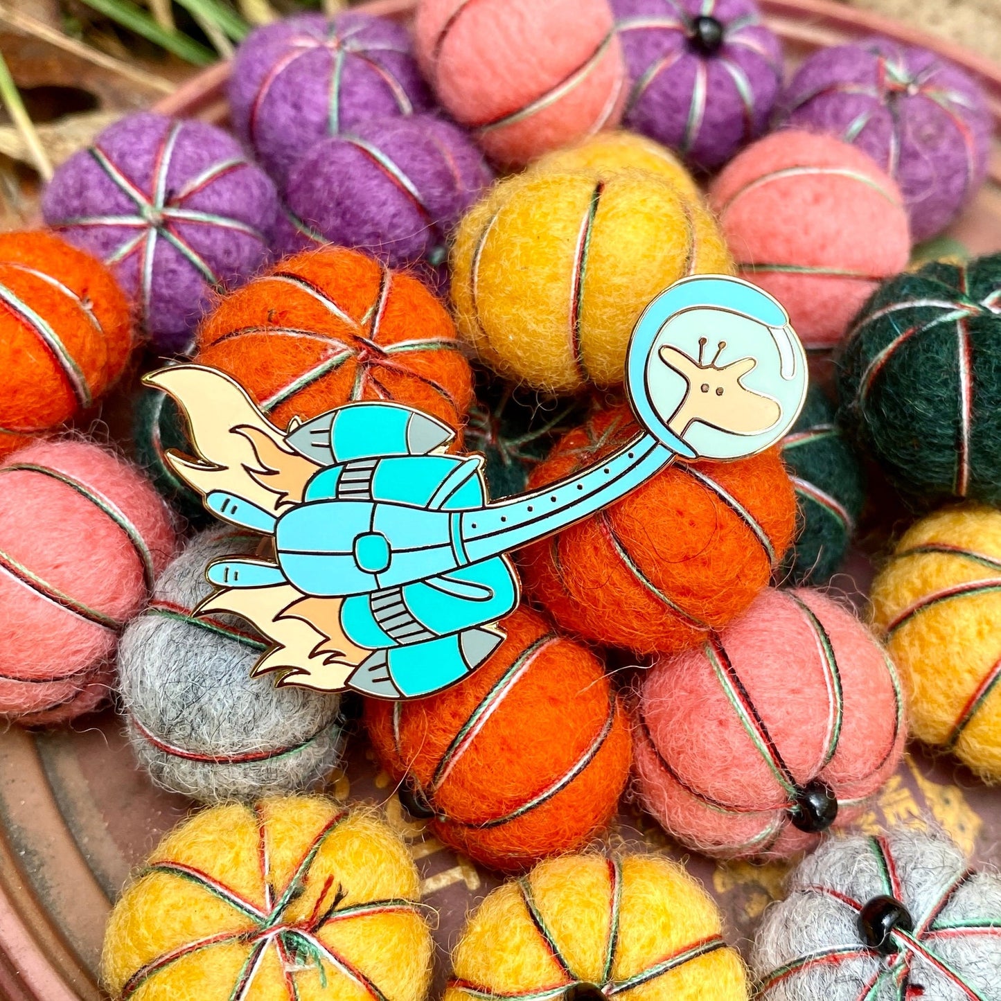 Celeste Starneck, kawaii enamel pin