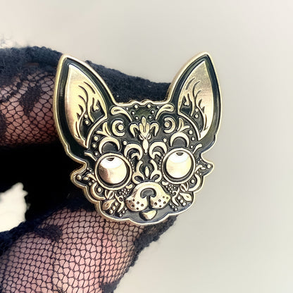Chihuahua Dog: 3D, dog enamel pin