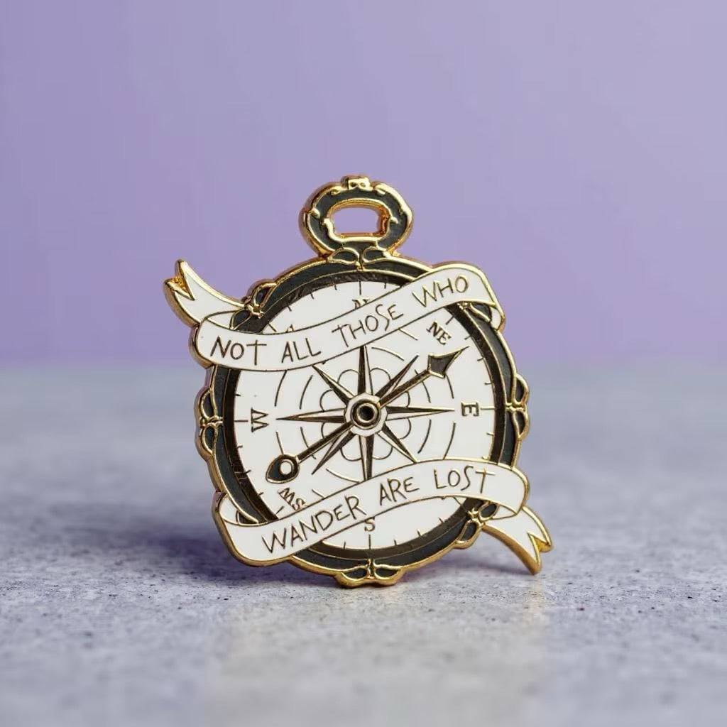 The Compass of Middle Earth, LOTR enamel pin