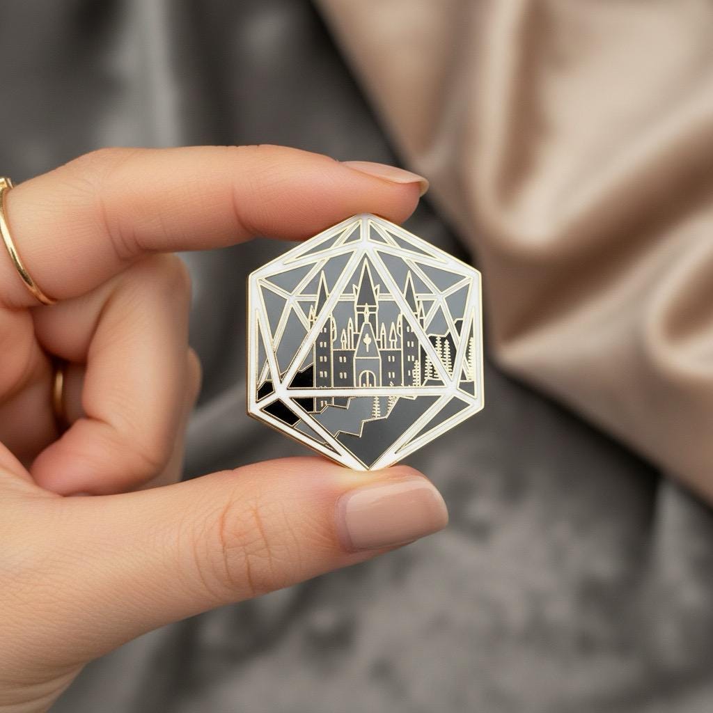 D20 Dread Portal, D&D enamel pin