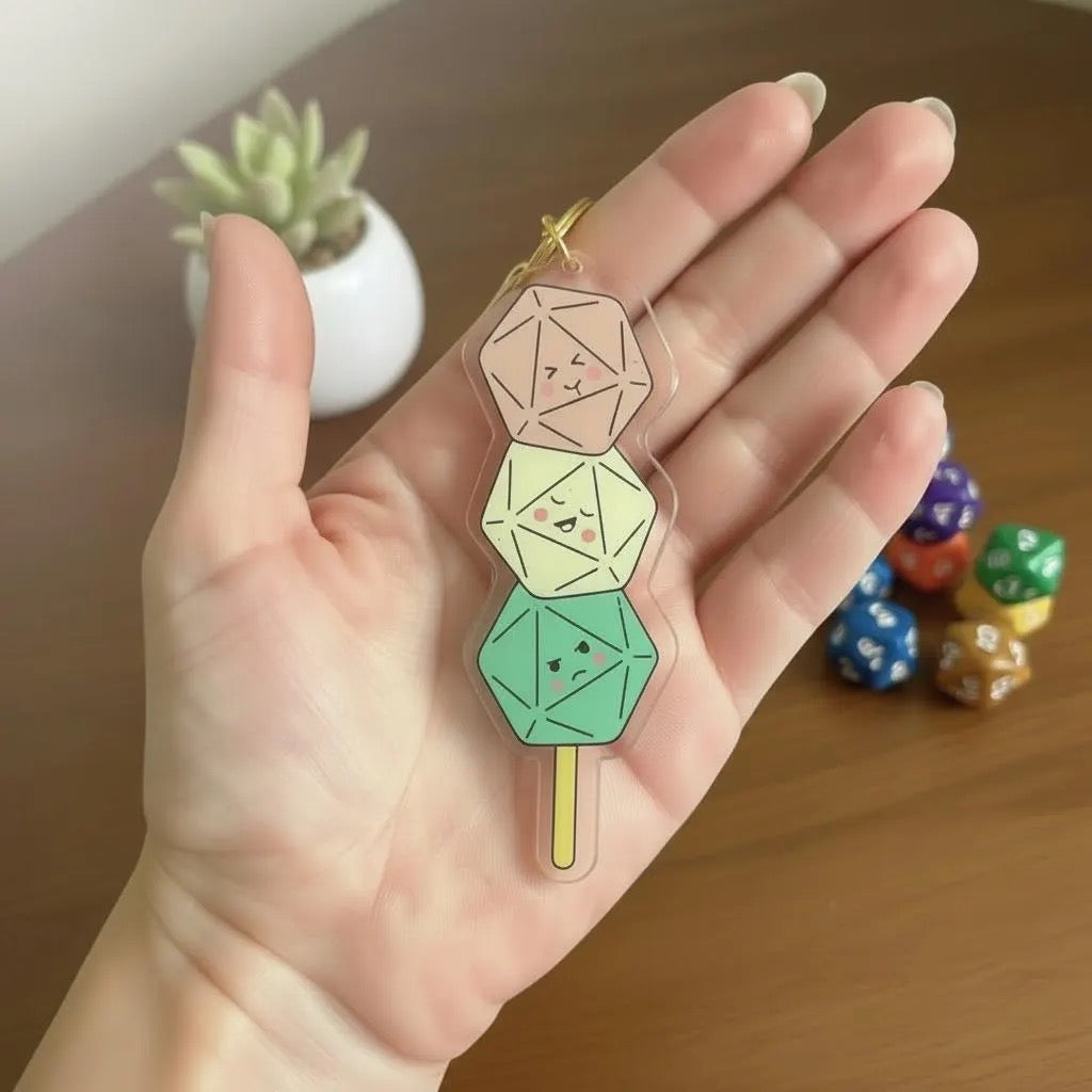 Dango Dice Charm, D&D charm