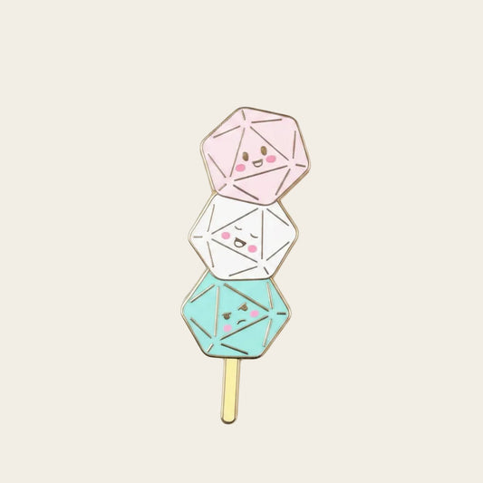 Dango Dice, D&D enamel pin
