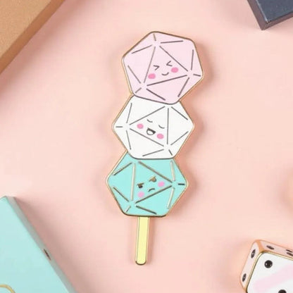 Dango Dice, D&D enamel pin