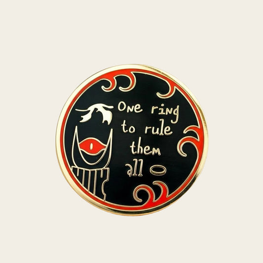 One Ring to Rule Them All, LOTR enamel pin