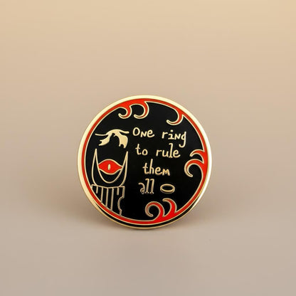 One Ring to Rule Them All, LOTR enamel pin