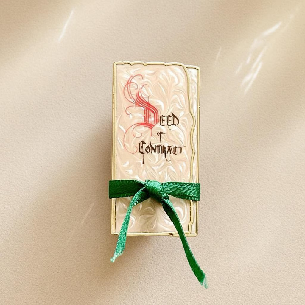 Deed Of Contract, LOTR enamel pin