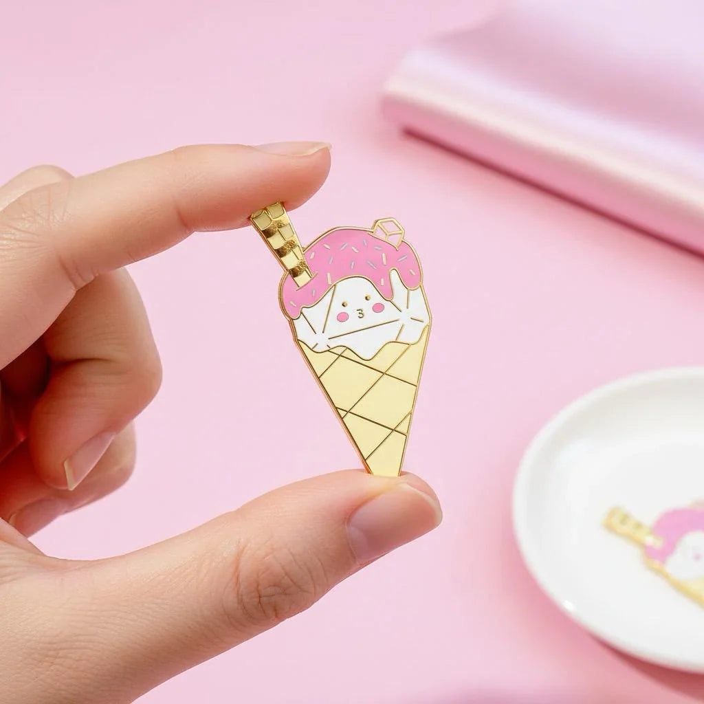 Dice Cream, D&D enamel pin