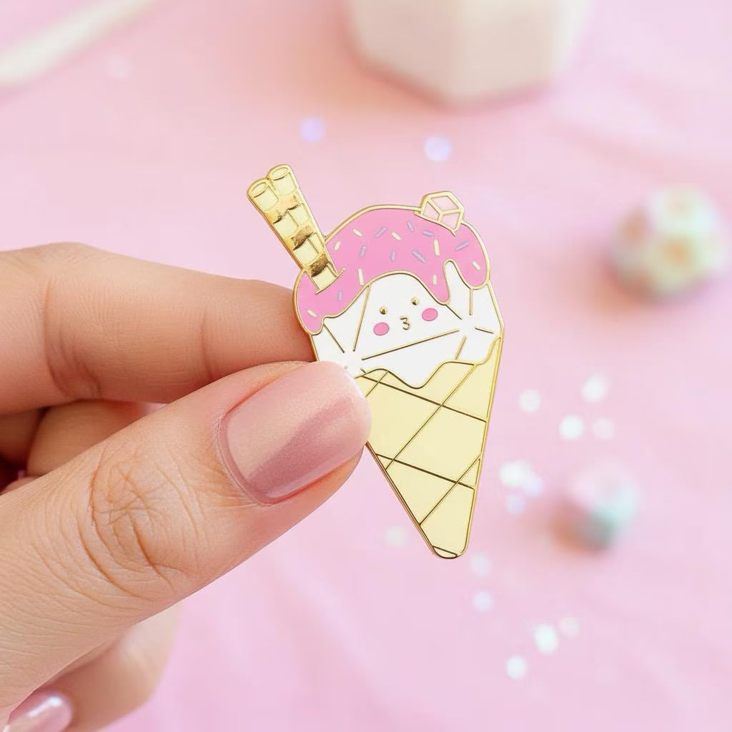Dice Cream, D&D enamel pin