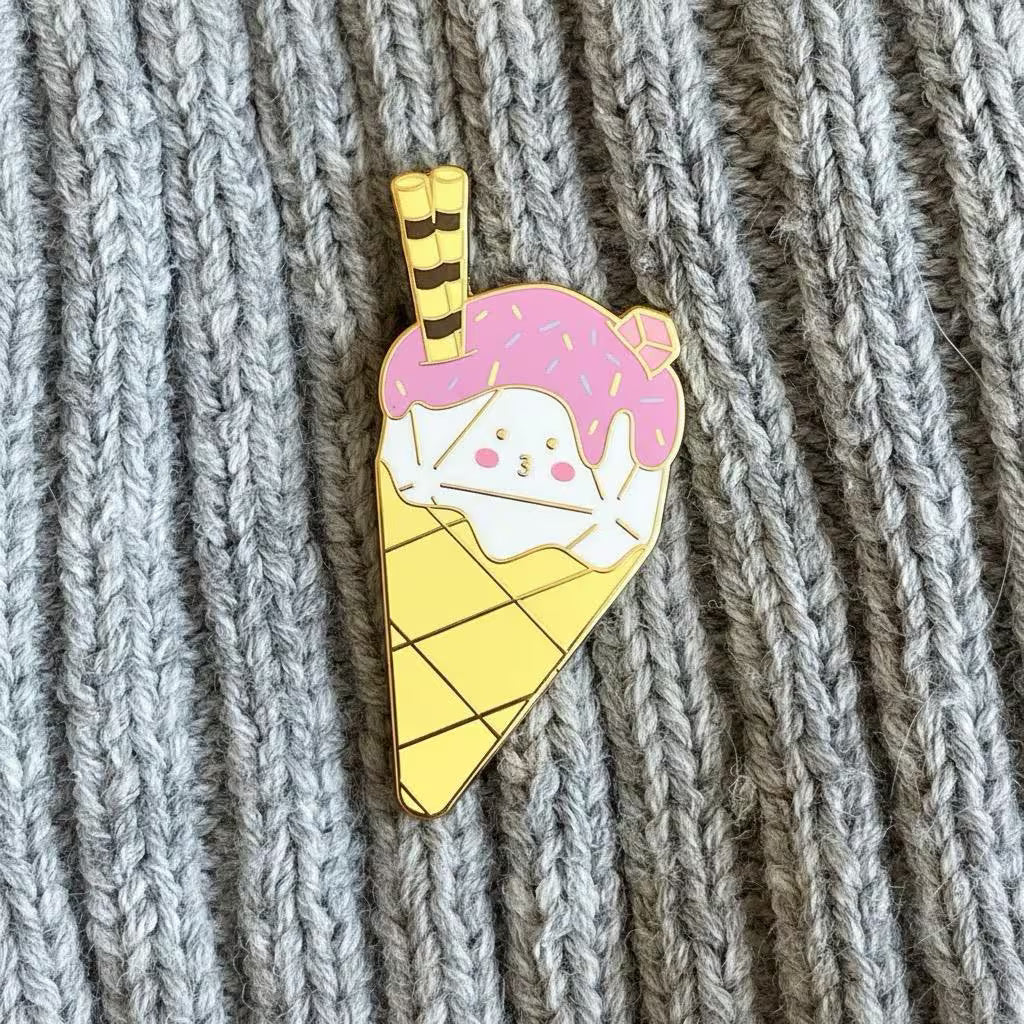 Dice Cream, D&D enamel pin