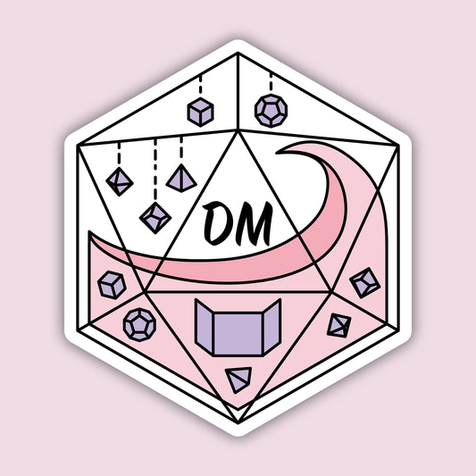 Dungeon Master Vessel Sticker, D&D sticker