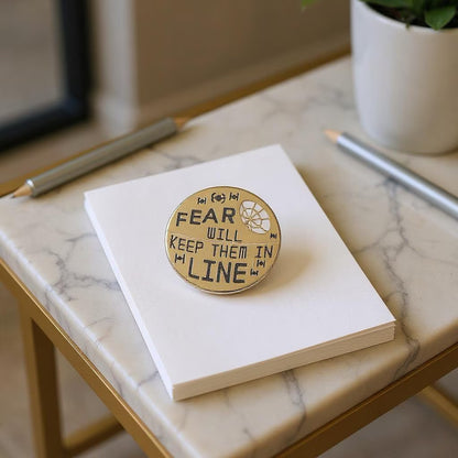 Fear will Keep Them in Line, Star Wars enamel pin