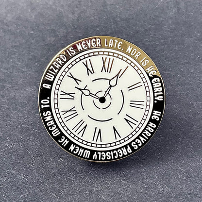 A Wizard is Never Late, LOTR enamel pin