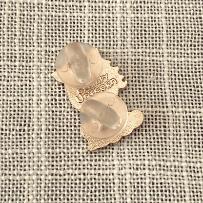 Grumpy Unicorn, kawaii enamel pin