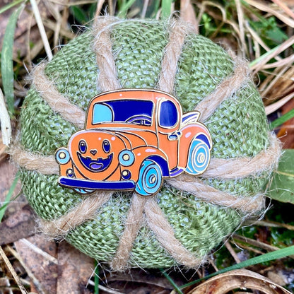 Hauntmobile Car, witchy enamel pin