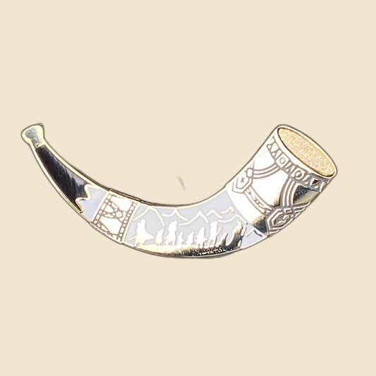 The Horn of Gondor on cream background