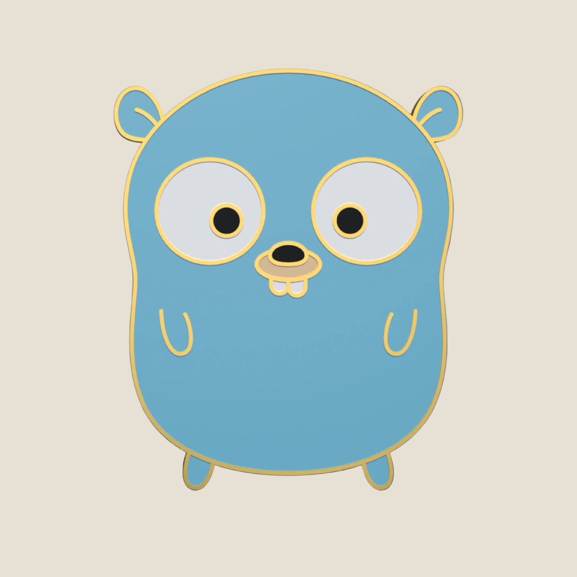 Greg Gopher Pin, enamel pin