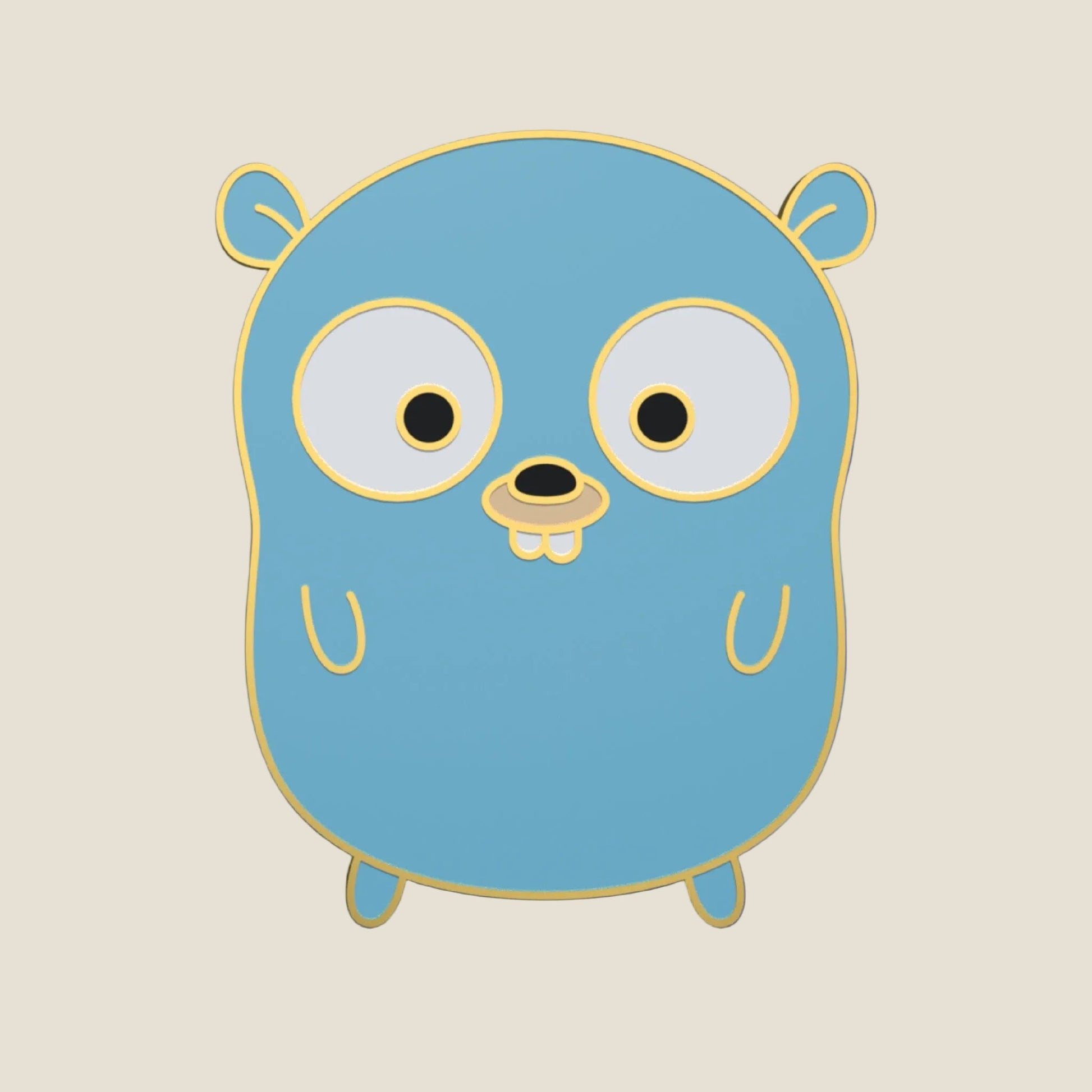 Greg Gopher Pin, enamel pin