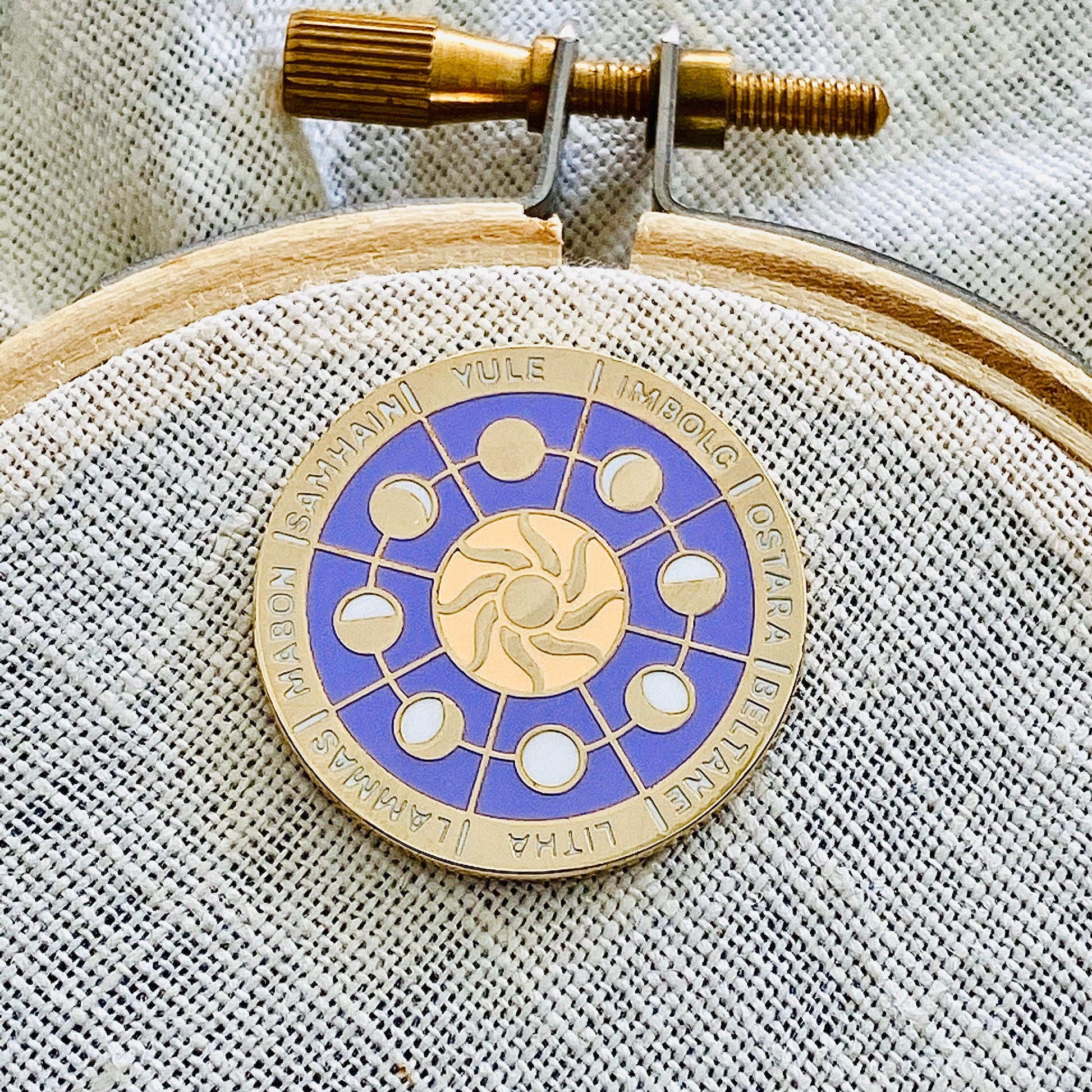 Wheel of the Year Needle Minder, B-grade second