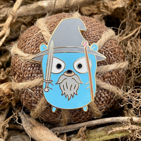 Gandalf Gopher Pin