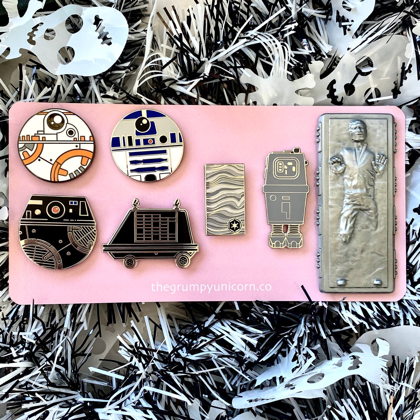 Star Wars Droid Pin Bundle, all 7 pins
