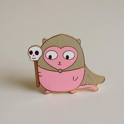 Necro'meow'ncer Cat Pin