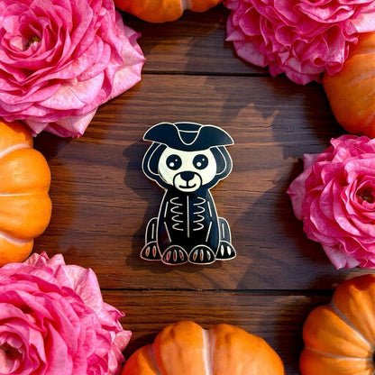 Skeleton Dog Pin