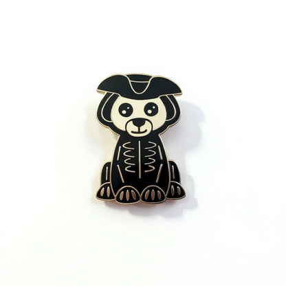 Skeleton Dog Pin