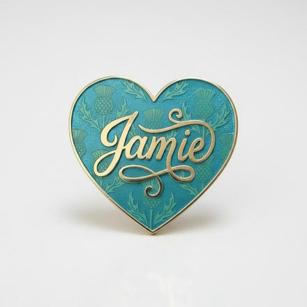 Jamie Fraser Heart Pin