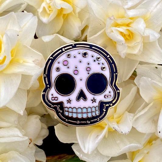 Joyful Jester, witchy enamel pin