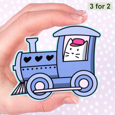 Kitty Choo Choo Sticker