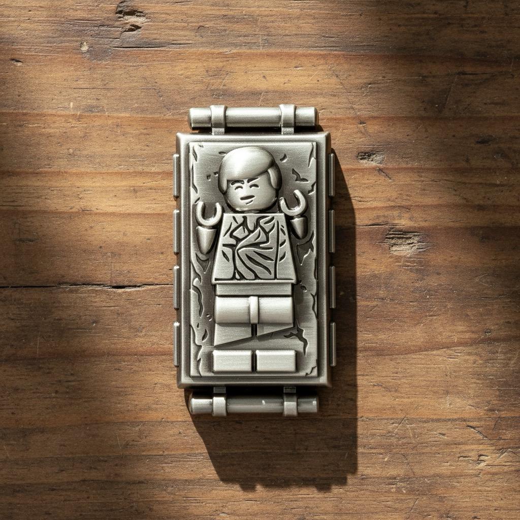 Lego Carbonite Han Solo, Star Wars enamel pin