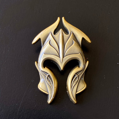 Mirkwood Elf Helmet, LOTR enamel pin