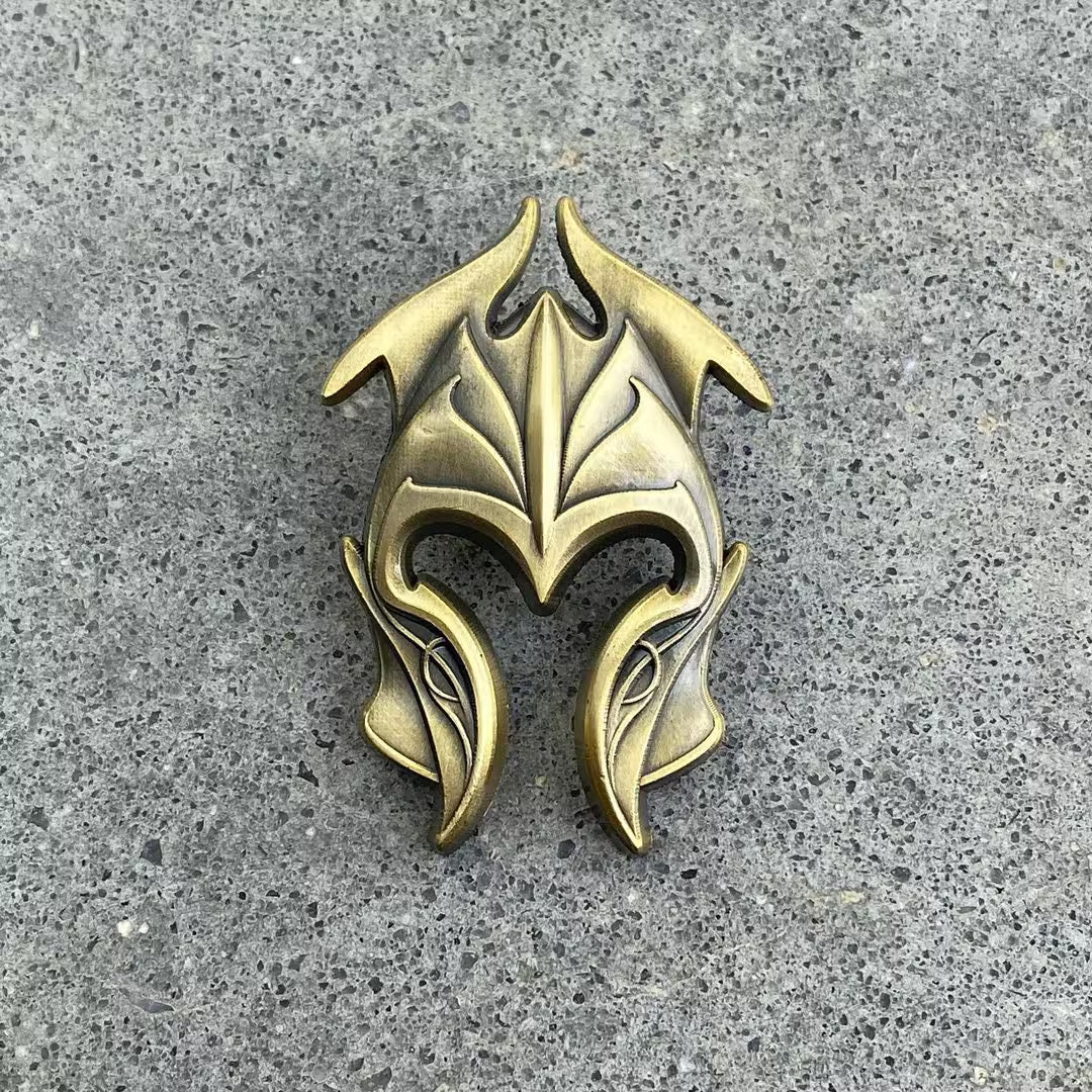 Mirkwood Elf Helmet, LOTR enamel pin