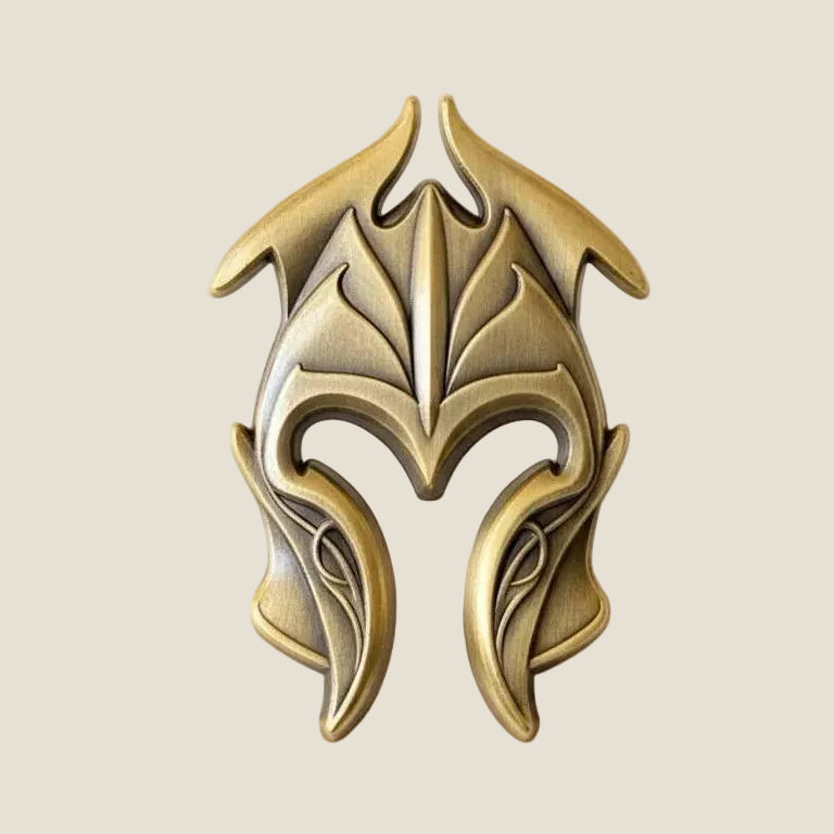 Mirkwood Elf Helmet, LOTR enamel pin