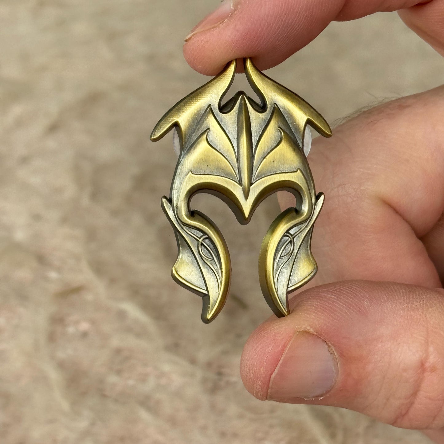 Mirkwood Elf Helmet, LOTR enamel pin