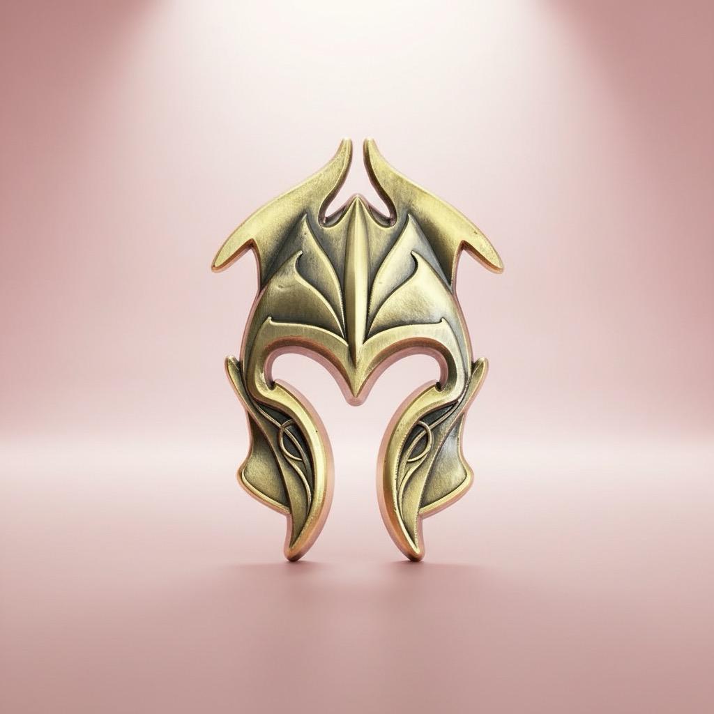 Mirkwood Elf Helmet, LOTR enamel pin