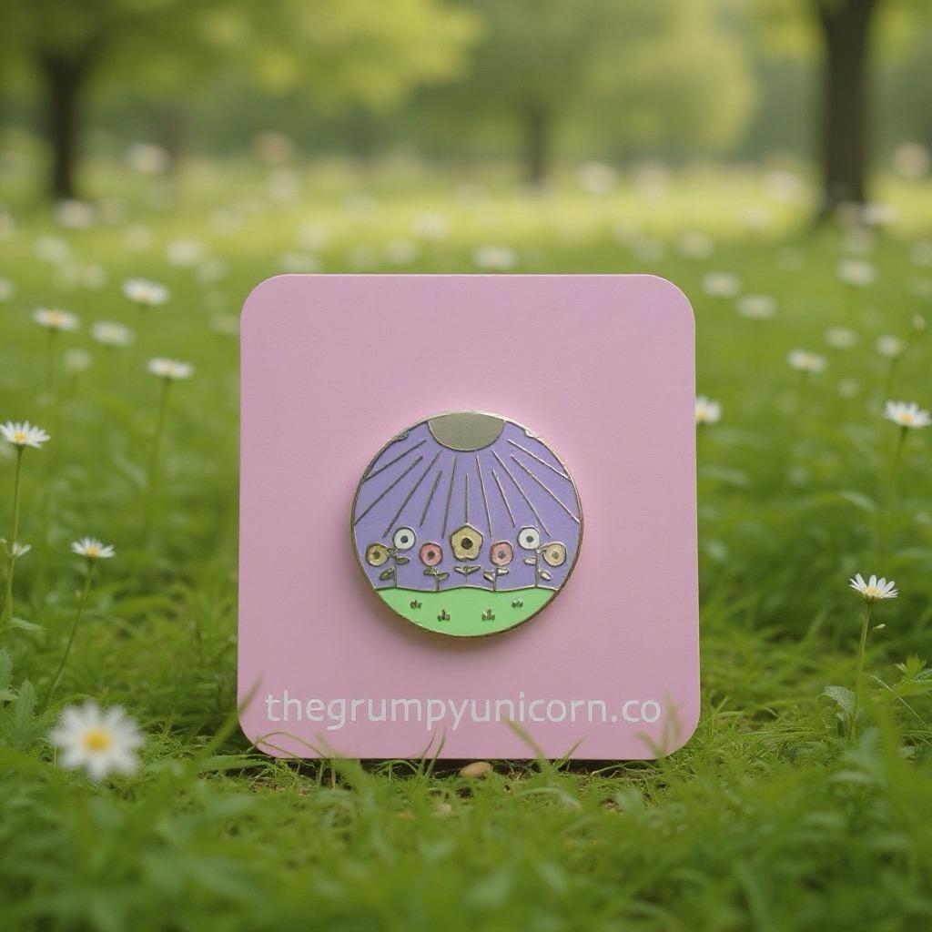 Ostara Wiccan, witchy enamel pin