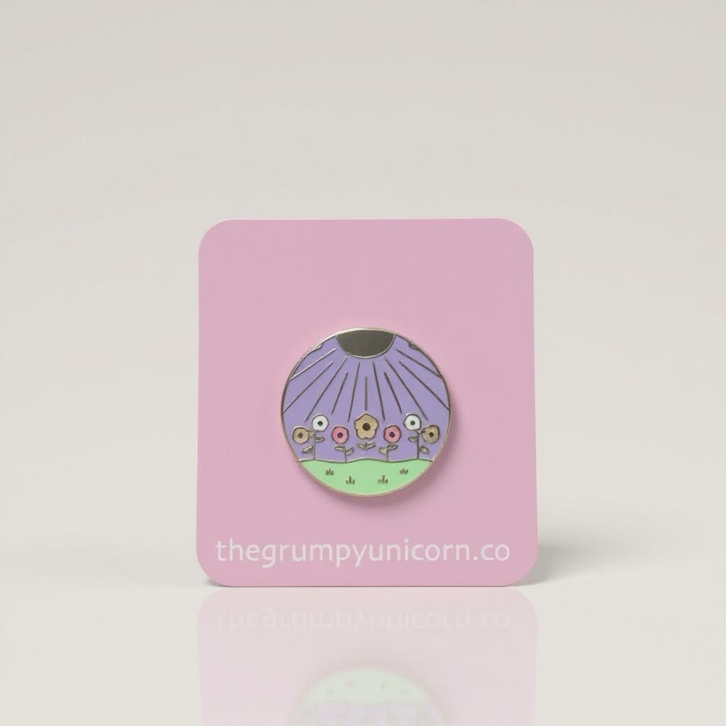 Ostara Wiccan, witchy enamel pin