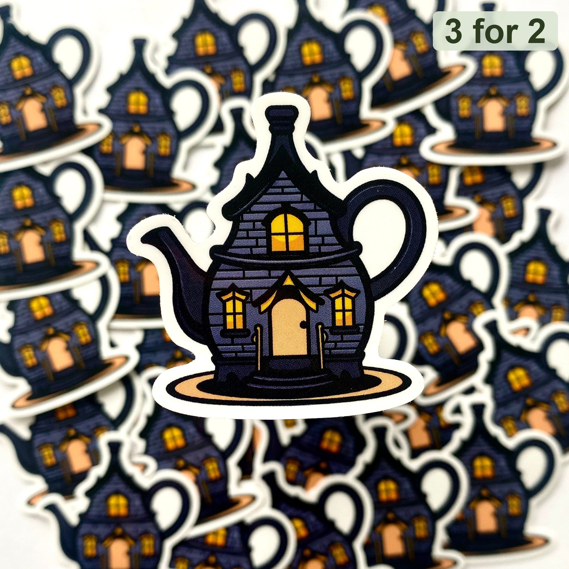 Phantom Pour Sticker, witchy sticker