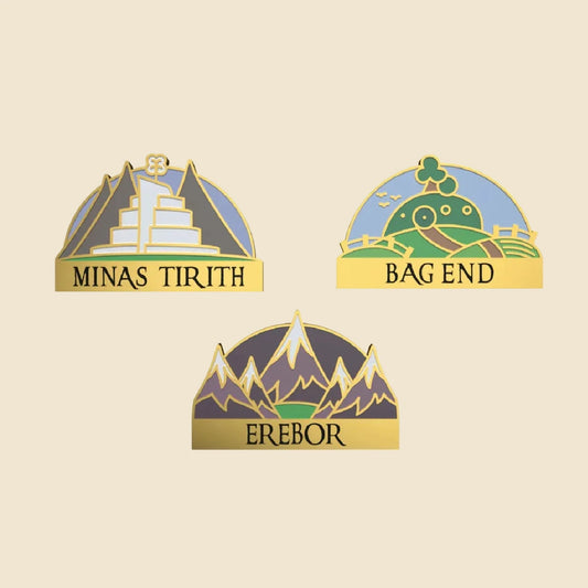 Lord of the Rings Places, LOTR enamel pin