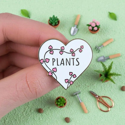 Chain of Hearts, kawaii enamel pin