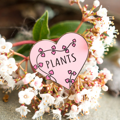 Chain of Hearts, kawaii enamel pin