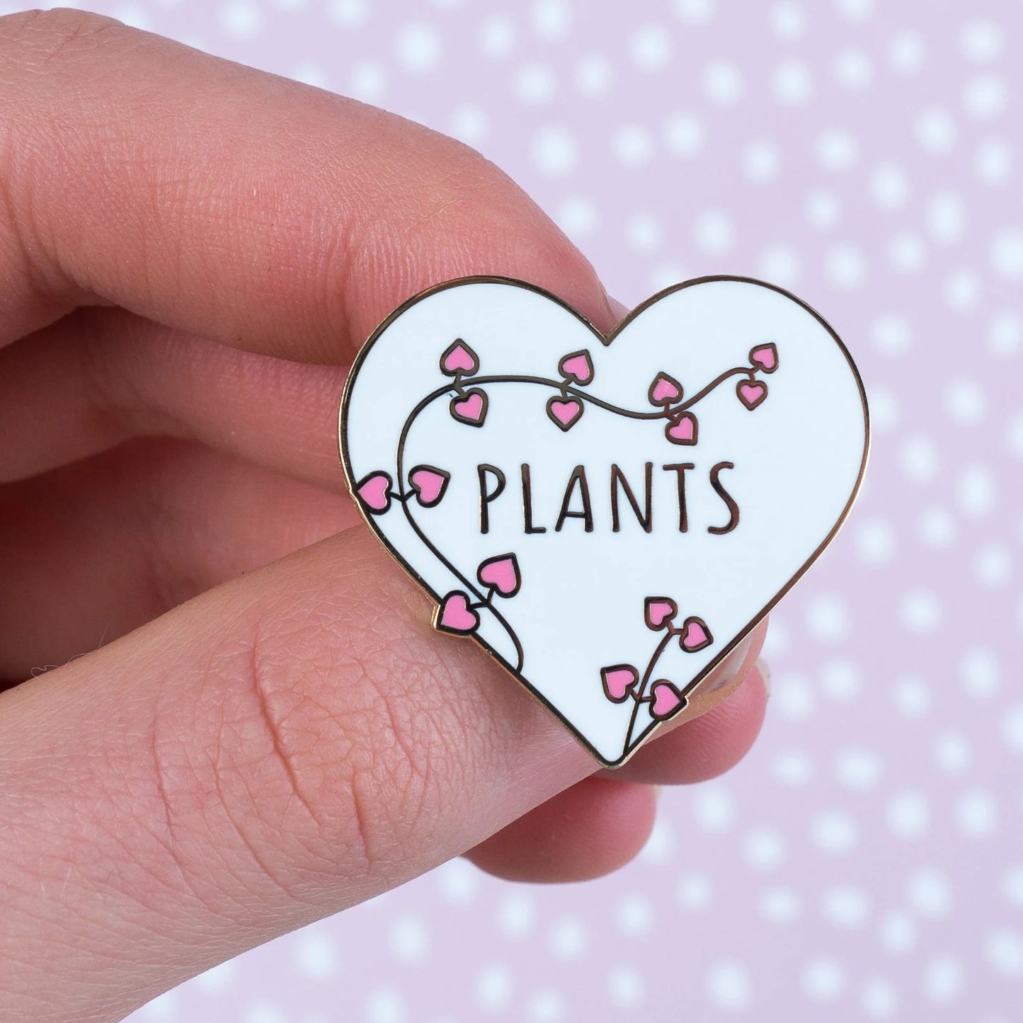 Chain of Hearts, kawaii enamel pin